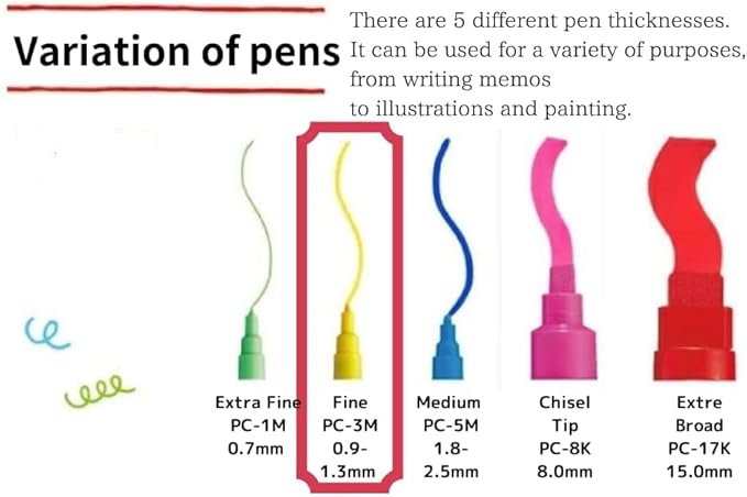 Posca Marker Acrylic Paint Pens Fine Point Tip