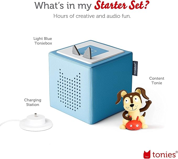 Toniebox Audio Player Starter Set With Playtime Puppy - Light Blue