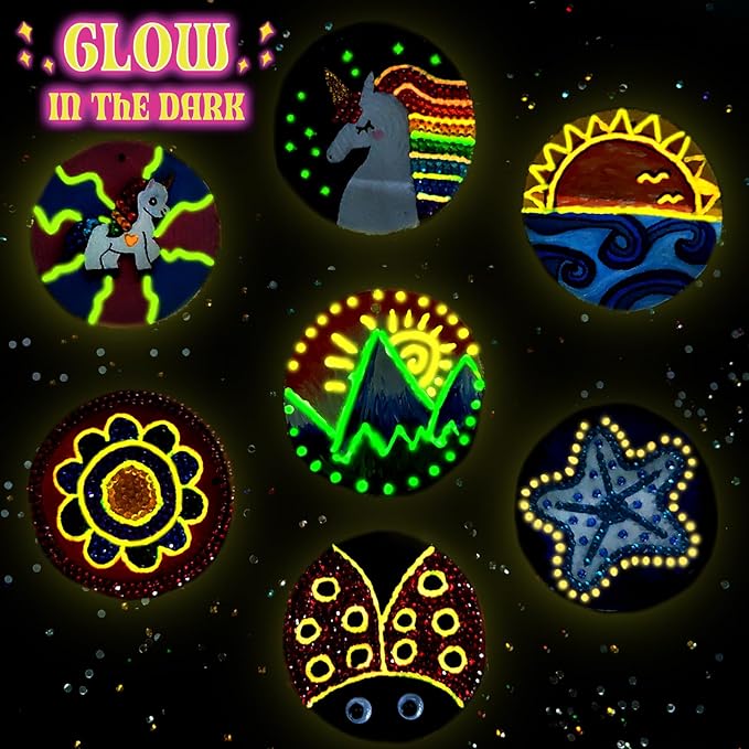 Wooden Painting Kit-Glow In The Dark