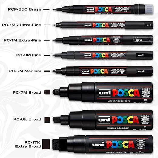 24 Posca Paint Markers, 3M
