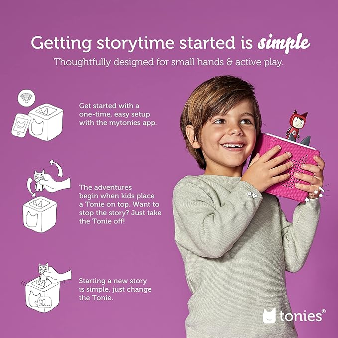 Toniebox Audio Player Starter Set With Playtime Puppy - Purple