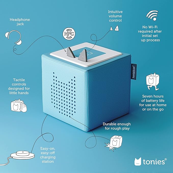 Toniebox Audio Player Starter Set With Playtime Puppy - Light Blue