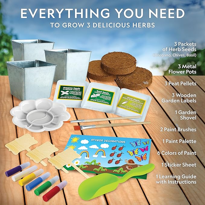 National Geographic Herb Growing Kit For Kids