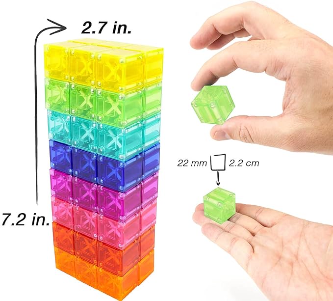 Brainspark 48Pcs Digit Magnetic Blocks