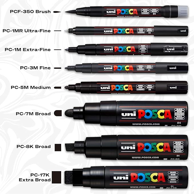 15 Posca Paint Markers, 3M