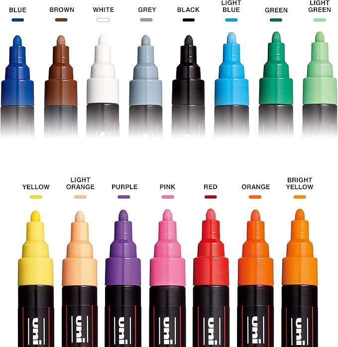 15 Posca Paint Markers, 3M