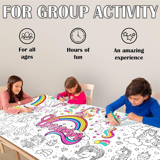 Giant Coloring Poster - Unicorn