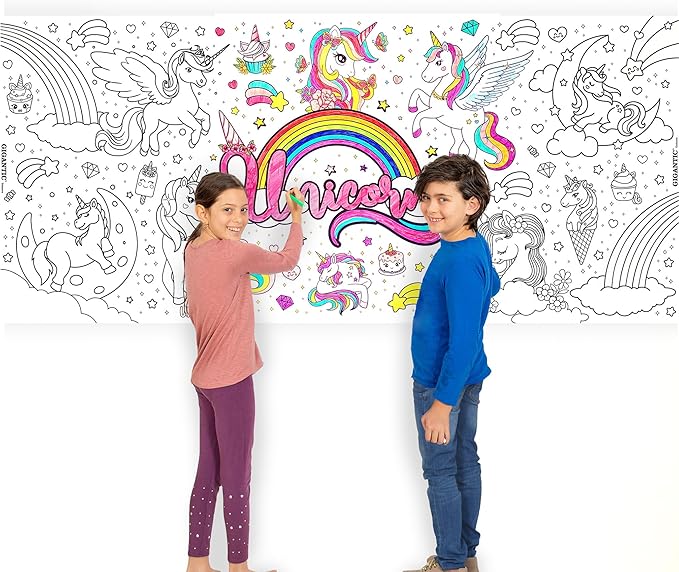 Giant Coloring Poster - Unicorn