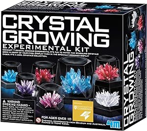 4M 7 Crystal Growing Science Experimental Kit With Display Cases