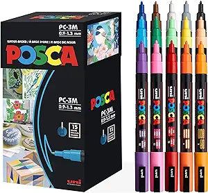 15 Posca Paint Markers, 3M