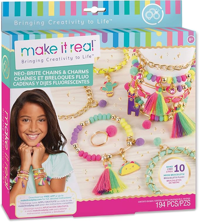 Make It Real: Neo-Brite Chains & Charms Kit