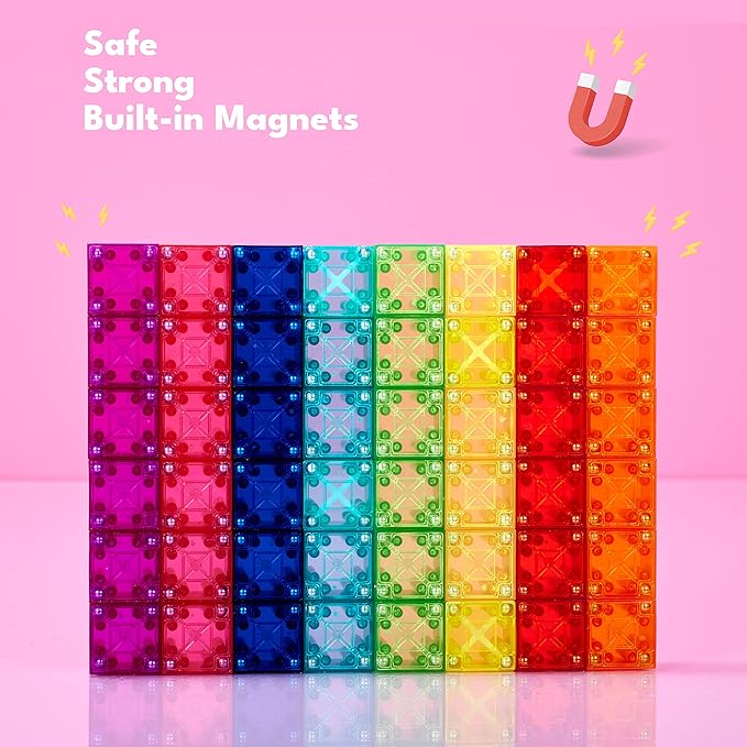 Brainspark 48Pcs Digit Magnetic Blocks