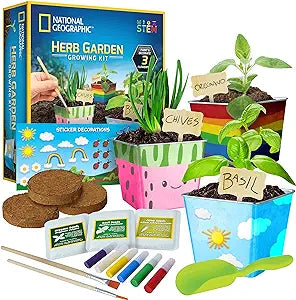 National Geographic Herb Growing Kit For Kids